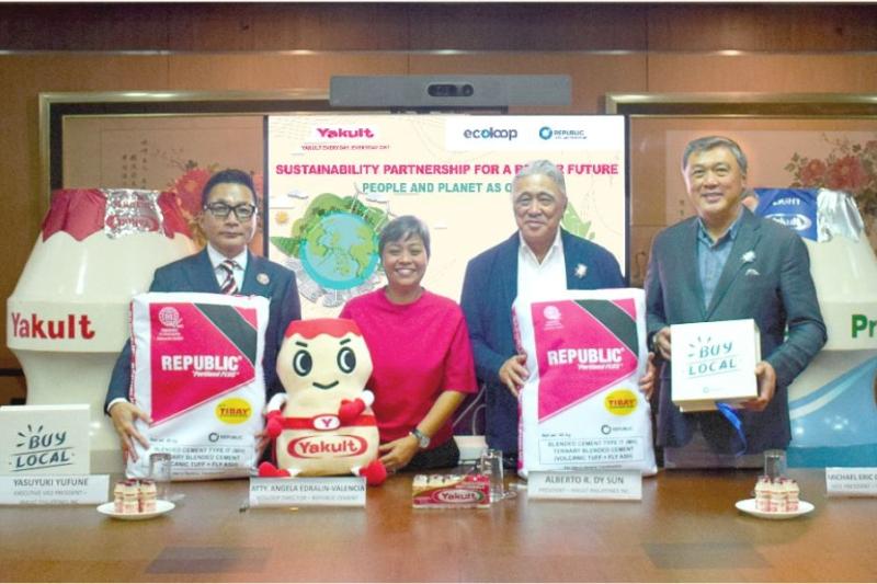 Yakult Philippines, Incorporated partnership with Republic Cement