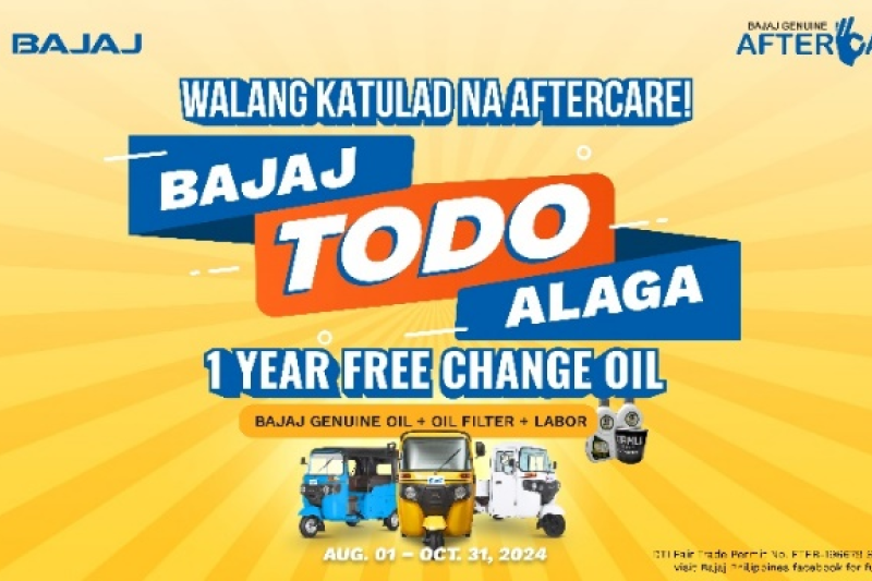 BAJAJ TODO ALAGA: WALANG KATULAD NA AFTERCARE