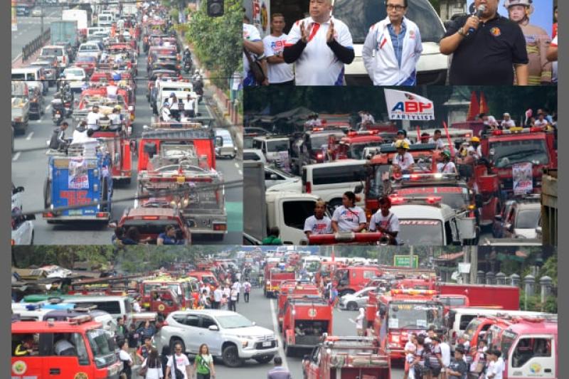 SA PAGSISIMULA NG CAMPAIGN PERIOD, ABP PARTYLIST NAGSAGAWA NG MOTORCADE RALLY