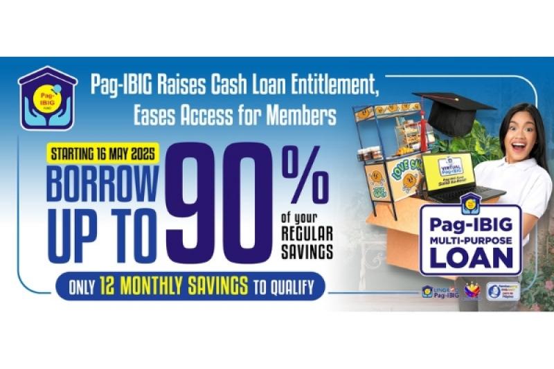 Pag-IBIG Raises Cash Loan Entitlement,  Eases Access for Members