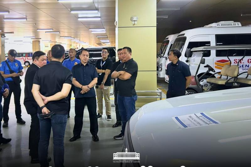 BOC Nagsagawa ng Court-Ordered Search sa mga Luxury Vehicle na Konektado sa Discaya